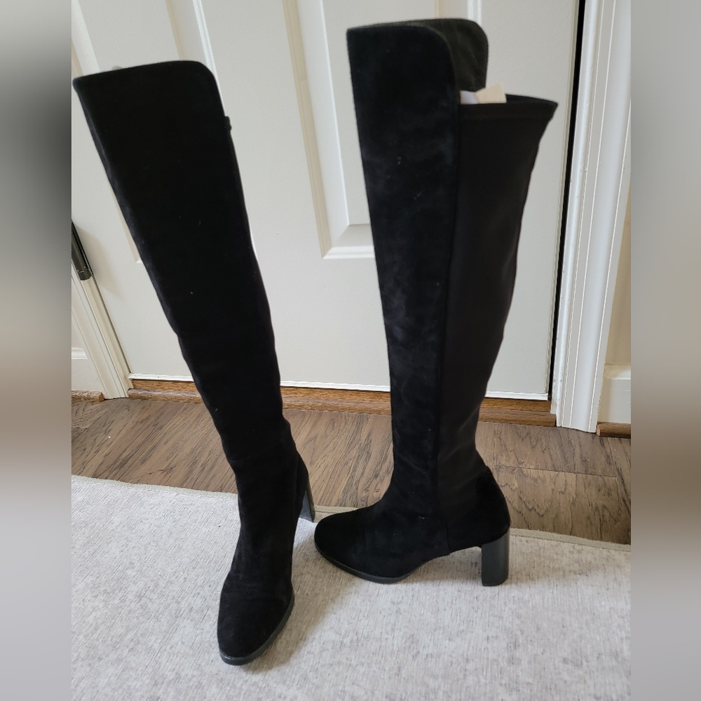 Stuart Weitzman Womens Hijack Suede Knee High Boots Size 6.5 - Picture 6 of 16